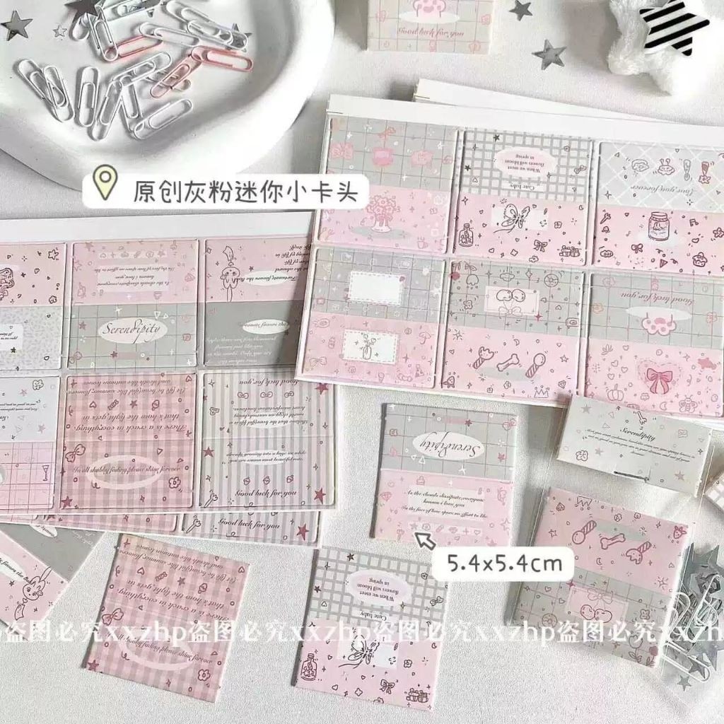 

[HT11] Hang Tag Alas Packing Photo Card Motif Cute Decoration Pack 5,4x5,4cm