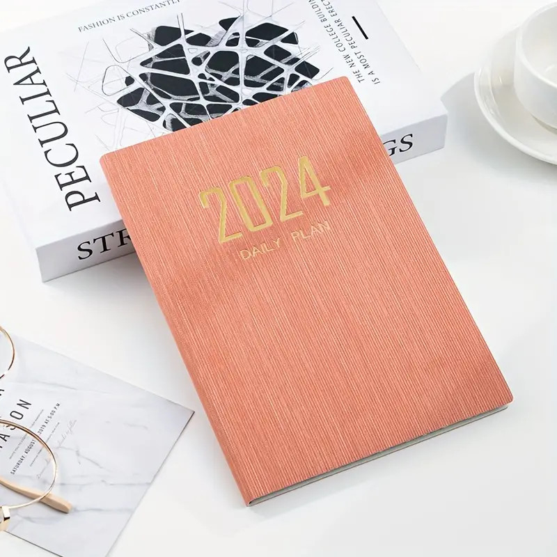 

SULASTR MINKYS Buku Catatan Harian 2024 Notebook Planner 365 Days 64 Sheet - MK5