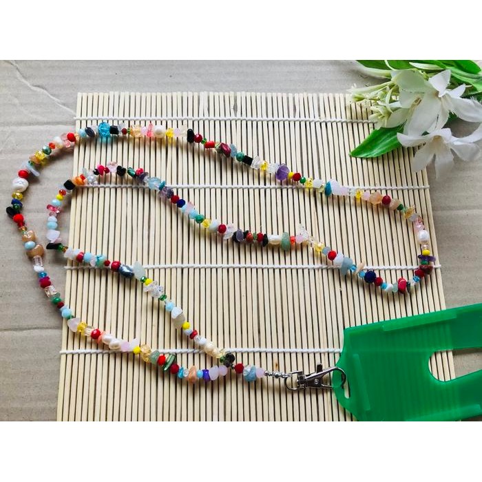 

READY LANYARD ID CARD HOLDER NAME TAG RANDOM BEADS SERIES