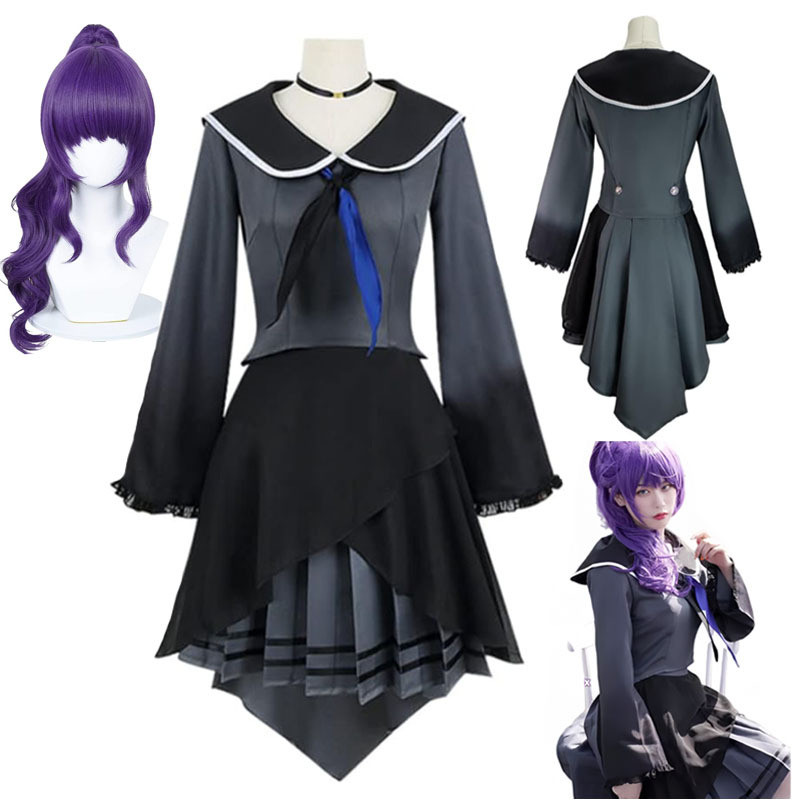 Asahina Mafuyu Cosplay Costume Wig  Anime Project Sekai Colorful Stage Cosplay Halloween Party Unifo