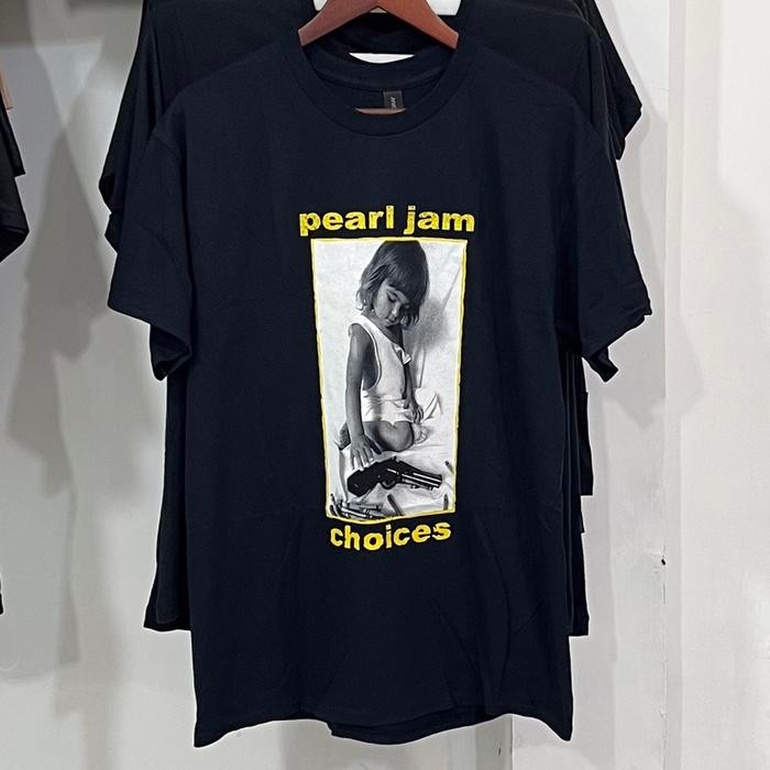 (COD) KAOS BAND OFFICIAL PEARL JAM - CHOICES (ORIGINAL MERCHANDISE) - M