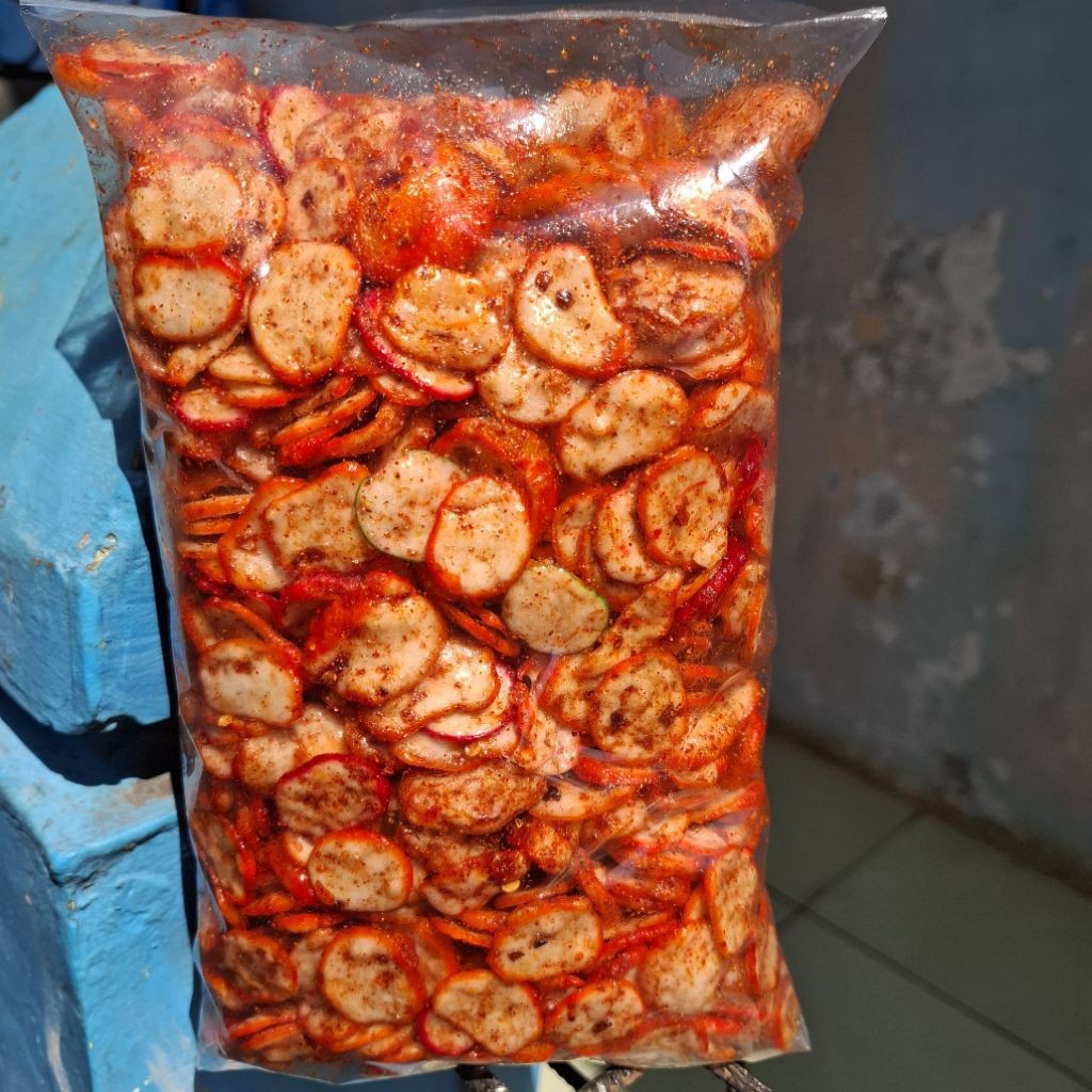 

Seblak Kerupuk Bawang Sultan Pedas Daun Jeruk