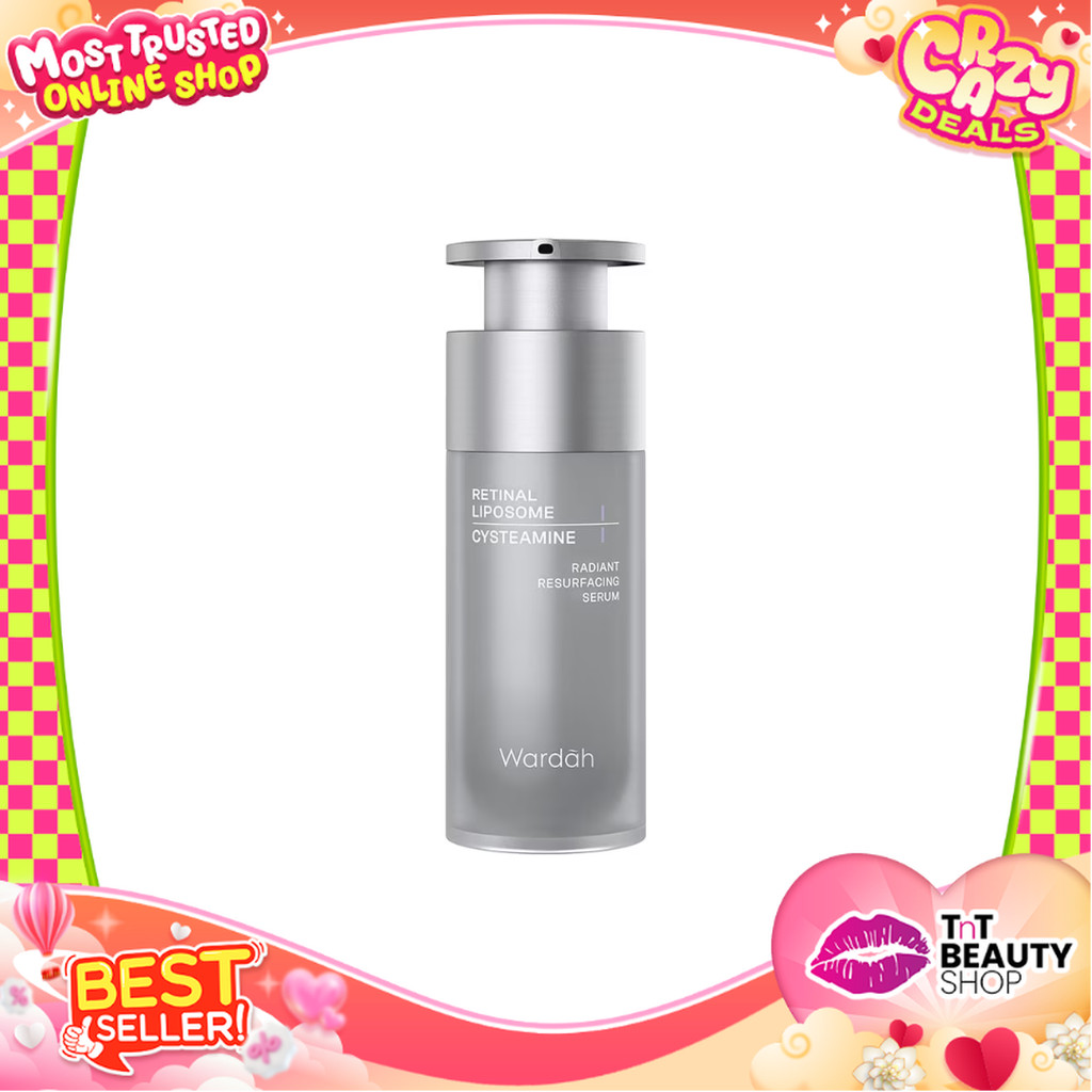 Wardah Radiant Resurfacing Retinal Cysteamine Serum 30ml Serum Wajah | TnT Beauty Shop