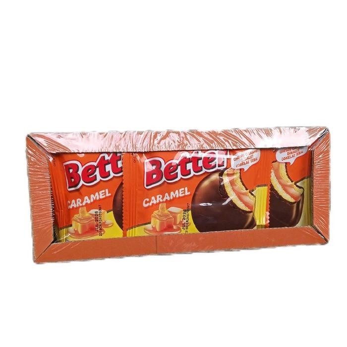 

[caramel] Biskuit roma Better Caramel Cream | box isi 10 Sachet