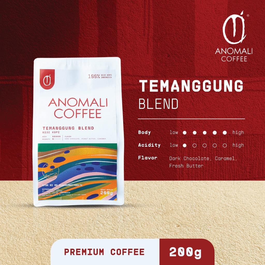

TERLARIS Anomali Coffee Biji Kopi Temanggung Blend 200gr
