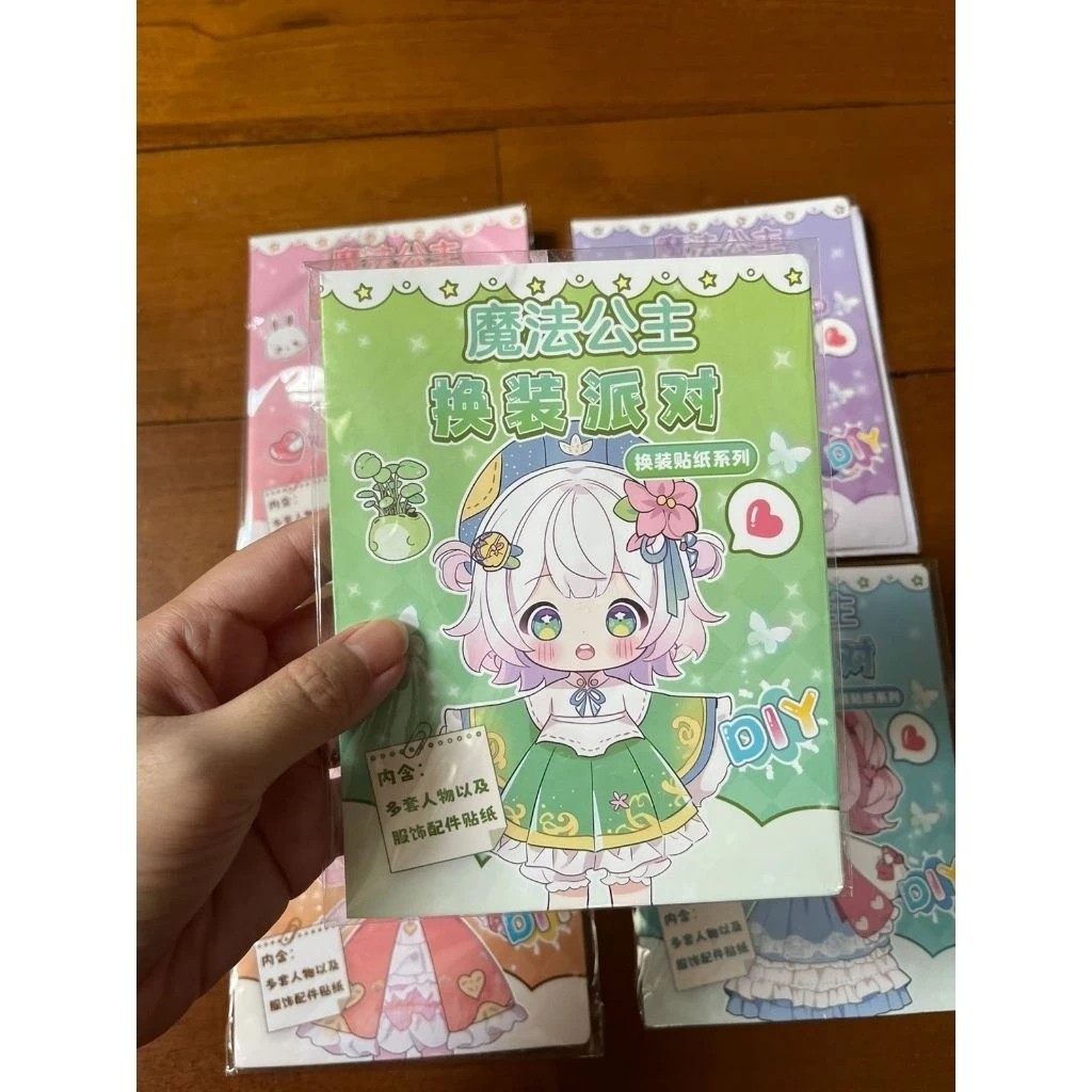 

Fashion Diary Stiker DIY (5 Lembar) – Kreatif Ganti Baju & Dress Up dengan Stiker! Mainan Sticker Change Dress Up Sticker