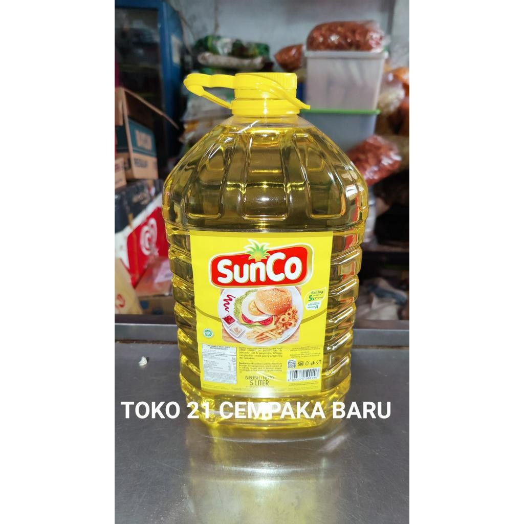 

Sunco Minyak Goreng 5 Liter Botol | Sunco 5000ml 5000 ml 5Liter botol bukan Jerigen Murah Promo EXP 06-2026