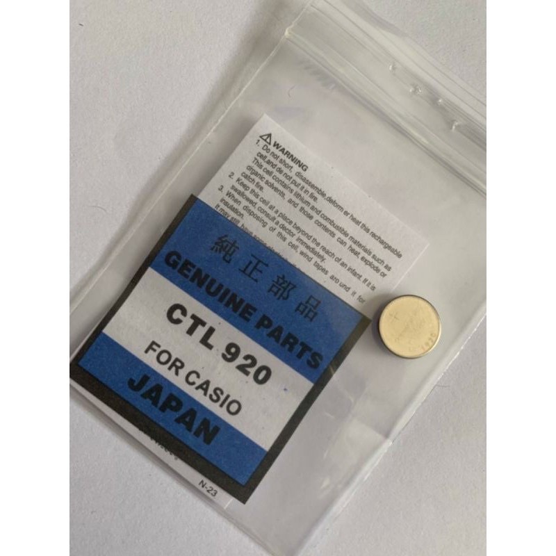 Baterai jam tangan solar Ctl 920