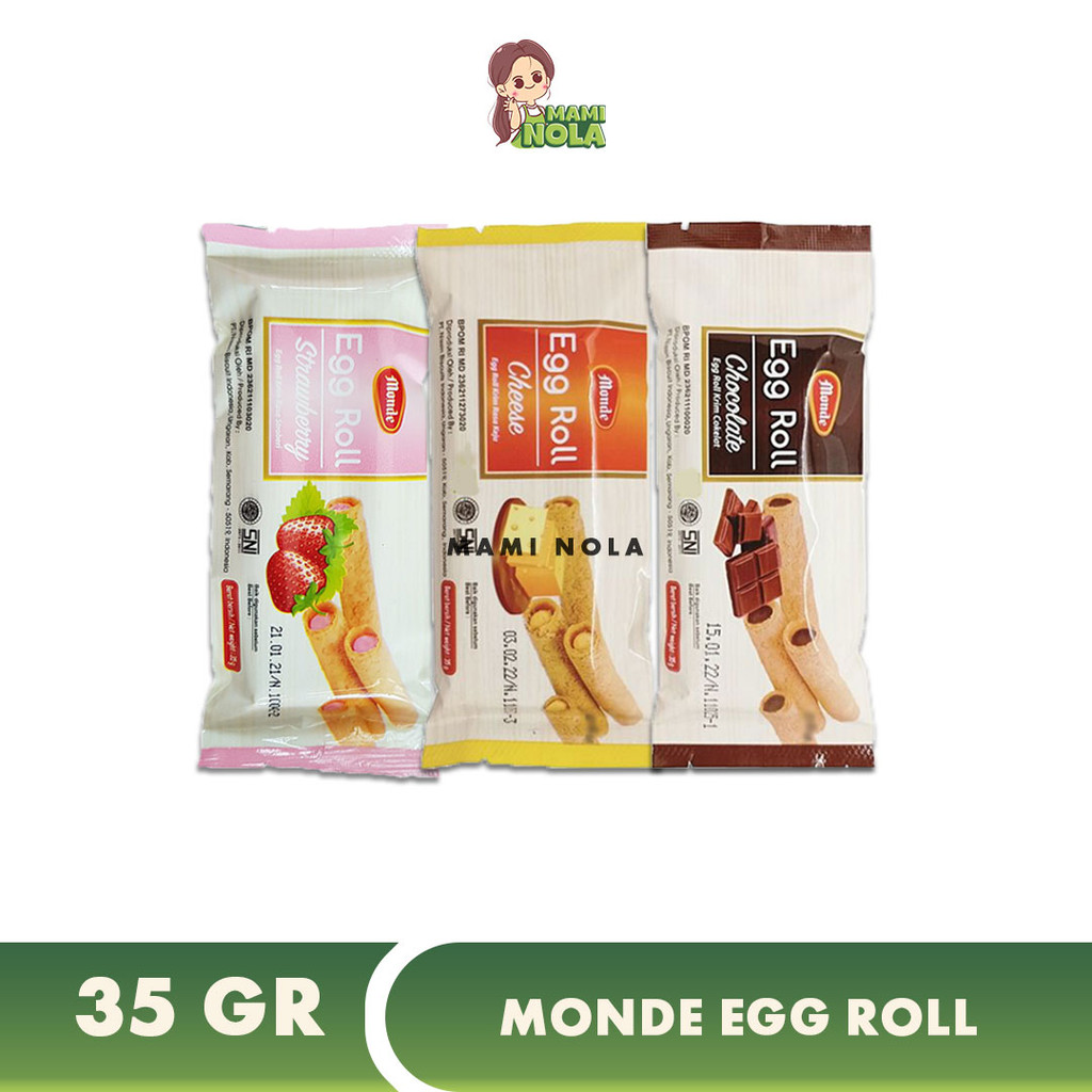 

Monde Egg Roll Chocolate Strawberry 35 gr