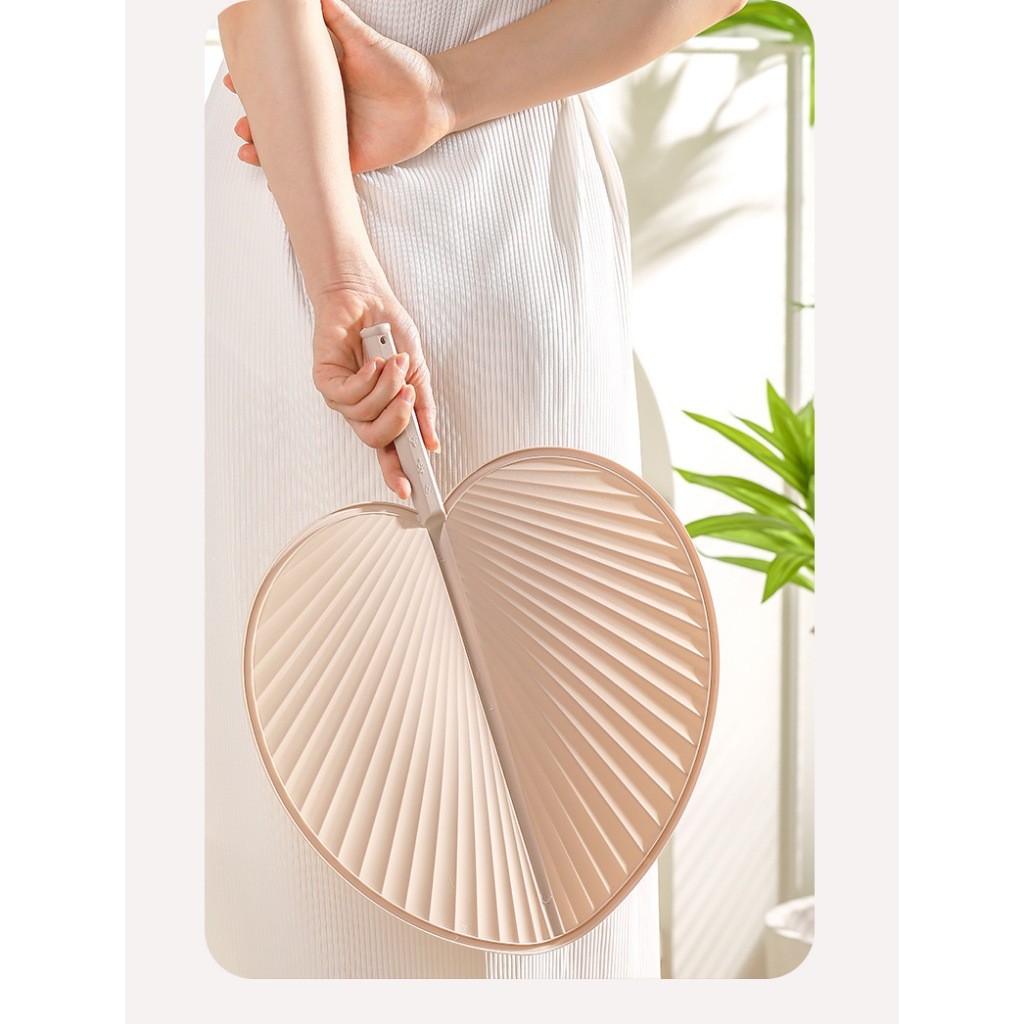 Stellarspace16 Kipas Lontar Polos 42Cm Kipas Tangan Plastik Kipas Anyaman Pandan Plastik Kipas Rotan