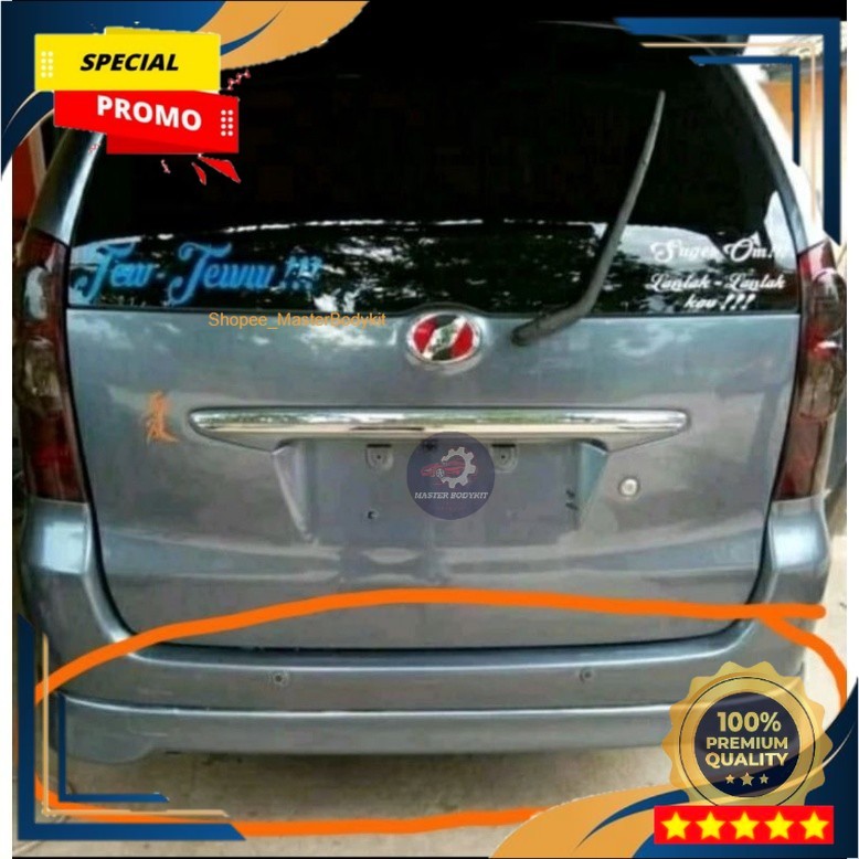 bodykit belakang avanza tipe s Fiber Duraflek