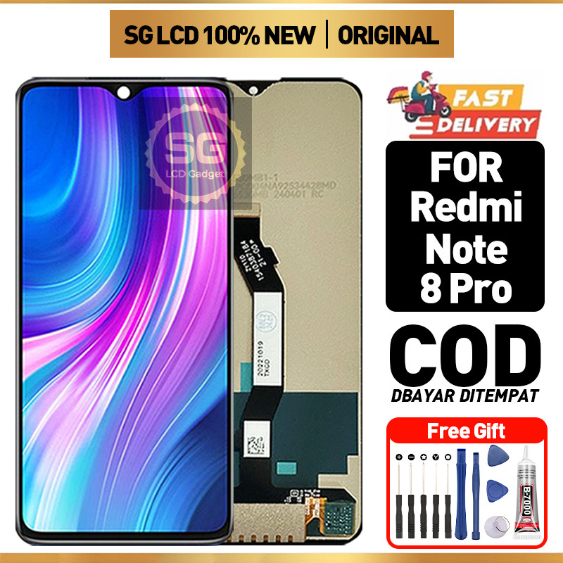 LCD Redmi Note 8 Pro Original Touchscreen Fullset Asli Ori For Glass Touch Screen Digitizer
