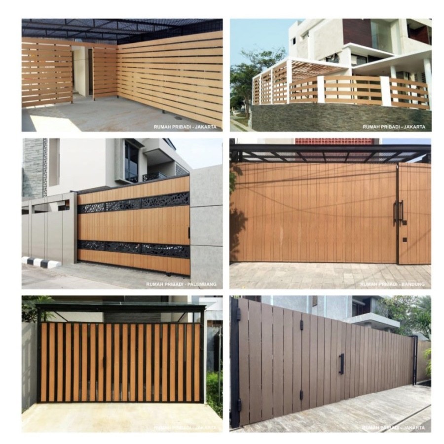 PAGAR DECKING WPC KAYU ASRI / KAYU ASRI / PAGAR WPC