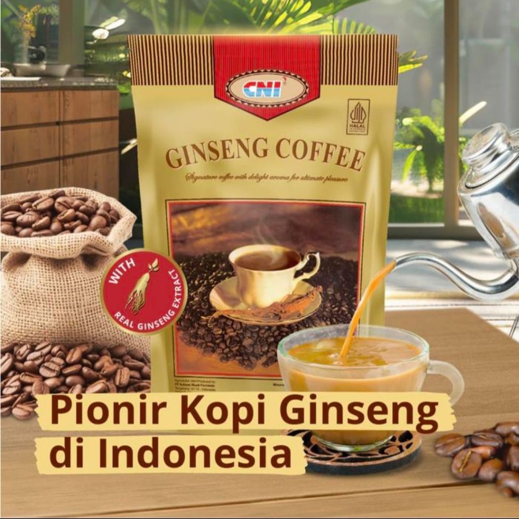 

CNI Ginseng Coffee isi 20 sachet