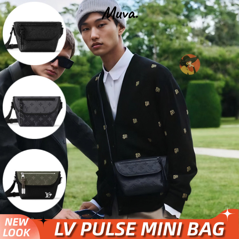 LV Louis Vuitton Men Dompet multifungsi Pulse MINI BAG