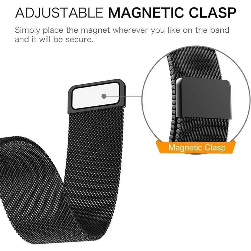 LCMNCLL MIJOAS Buckle Strap Smartwatch Magnetic Stainless for  Band 8 - GT4