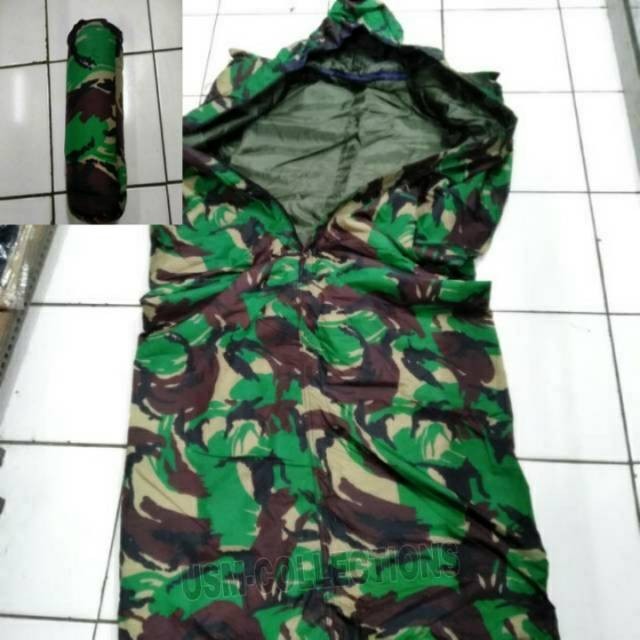 Sleeping bag loreng TNI / sleeping bag / tempat tidur