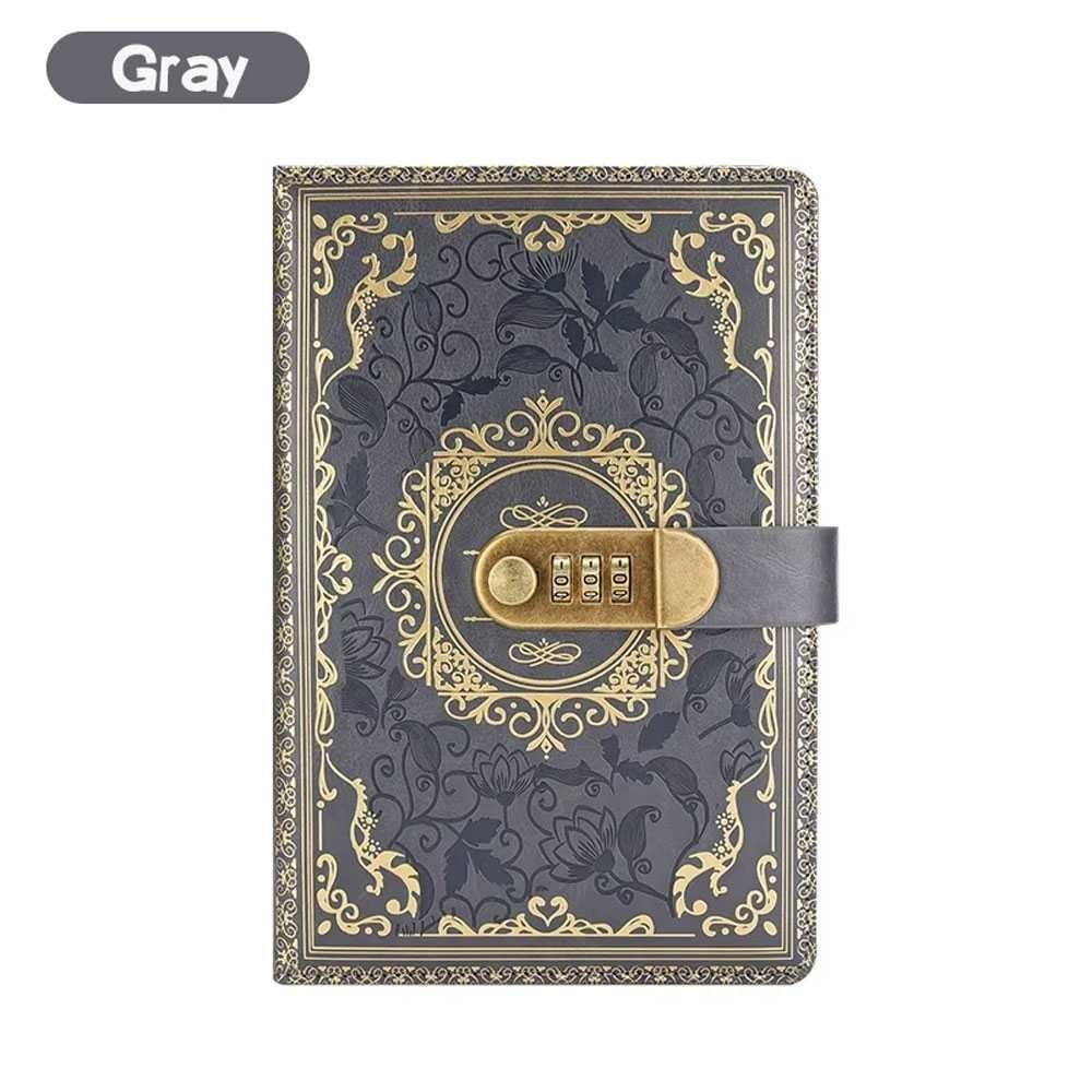 

TAMSTRE JESJELIU Buku Jurnal Leather Notebook Diary 200 Halaman with Lock - JJ-33