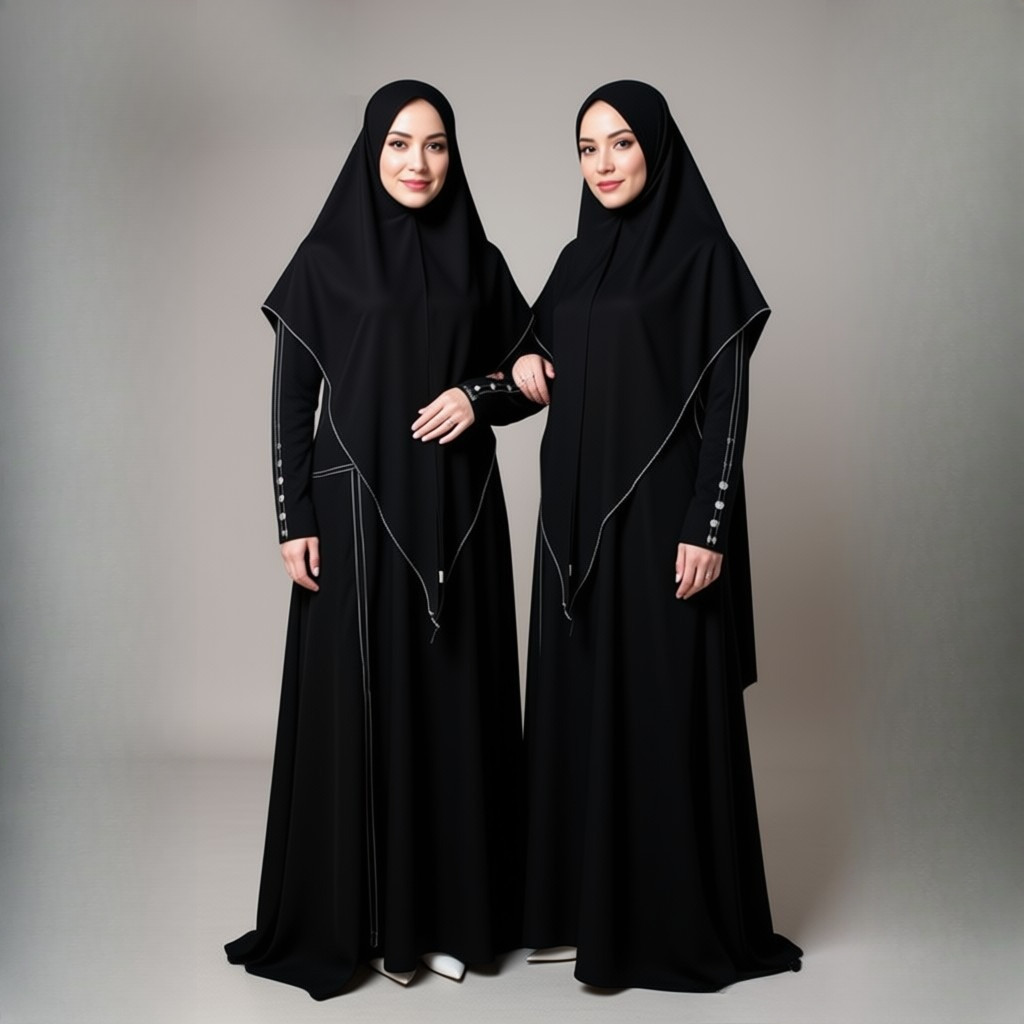 Hanna Zara - Chika Abaya Set Hijab Annasihah Exclusive Original | Gamis Set Hijab Muslimah Terbaru 2