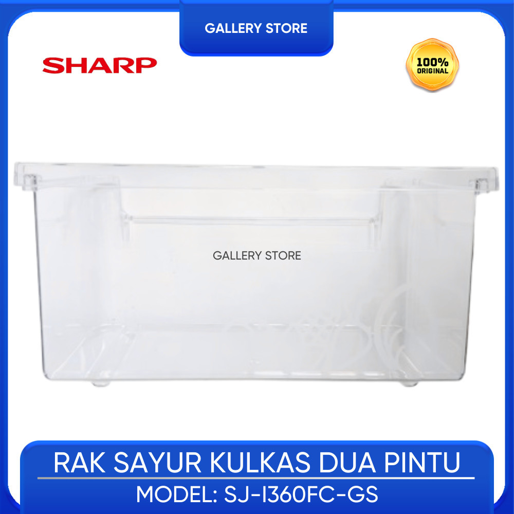 Rak Vegetable Sayur Dan Buah Kulkas 2 Pintu SHARP SJ-I360FC-GS