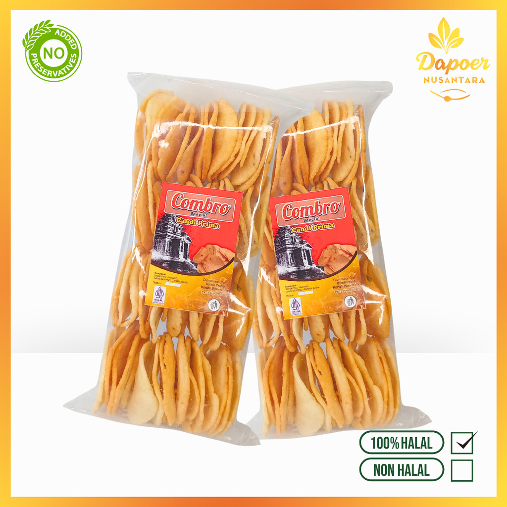 

Keripik Combro Singkong Enak Kress Merk Candi Prima kemasan Praktis Khas Wonosobo