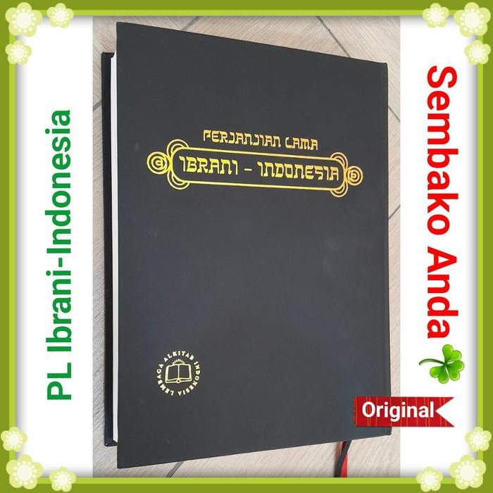 [TERLARIS] Alkitab Perjanjian Lama Ibrani Indonesia TB2. Terjemahan Baru Edisi 2. LAI. 2 bahasa. Dwi