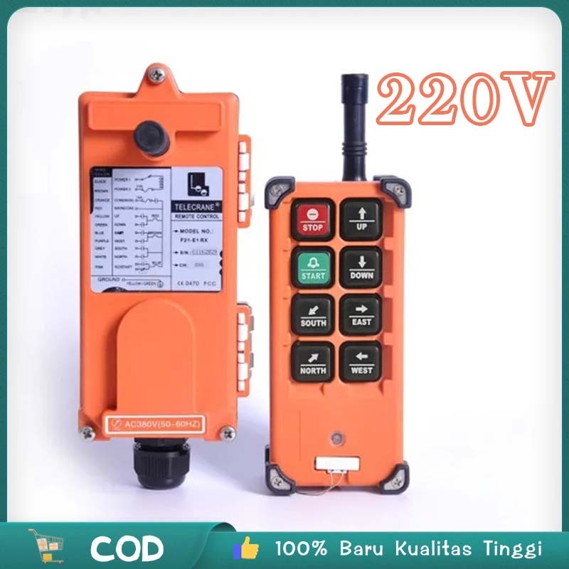 F21-e1b 1 Crane Remote Control Besar Remote Wireless Industrial Hoist Crane Push Button Remote Hoist