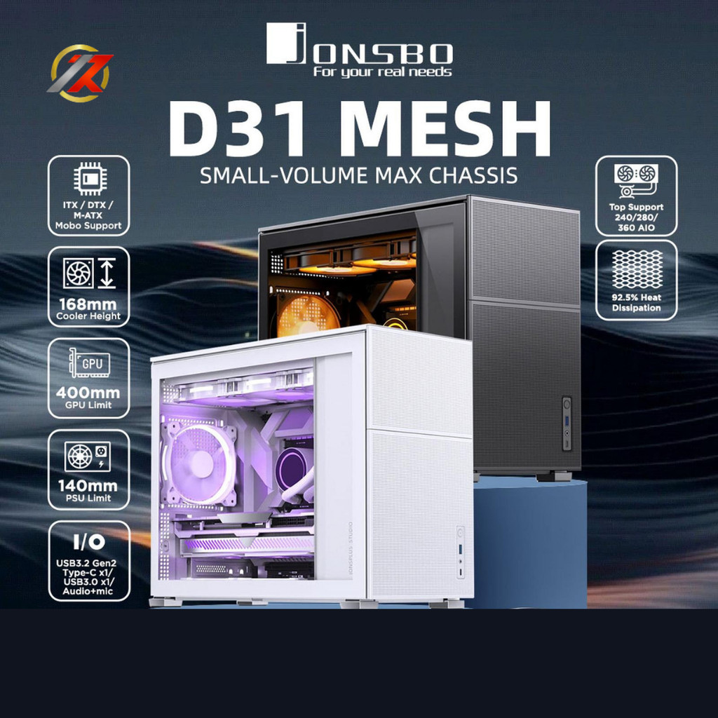 Casing JONSBO D31 MESH M-ATX PC Case
