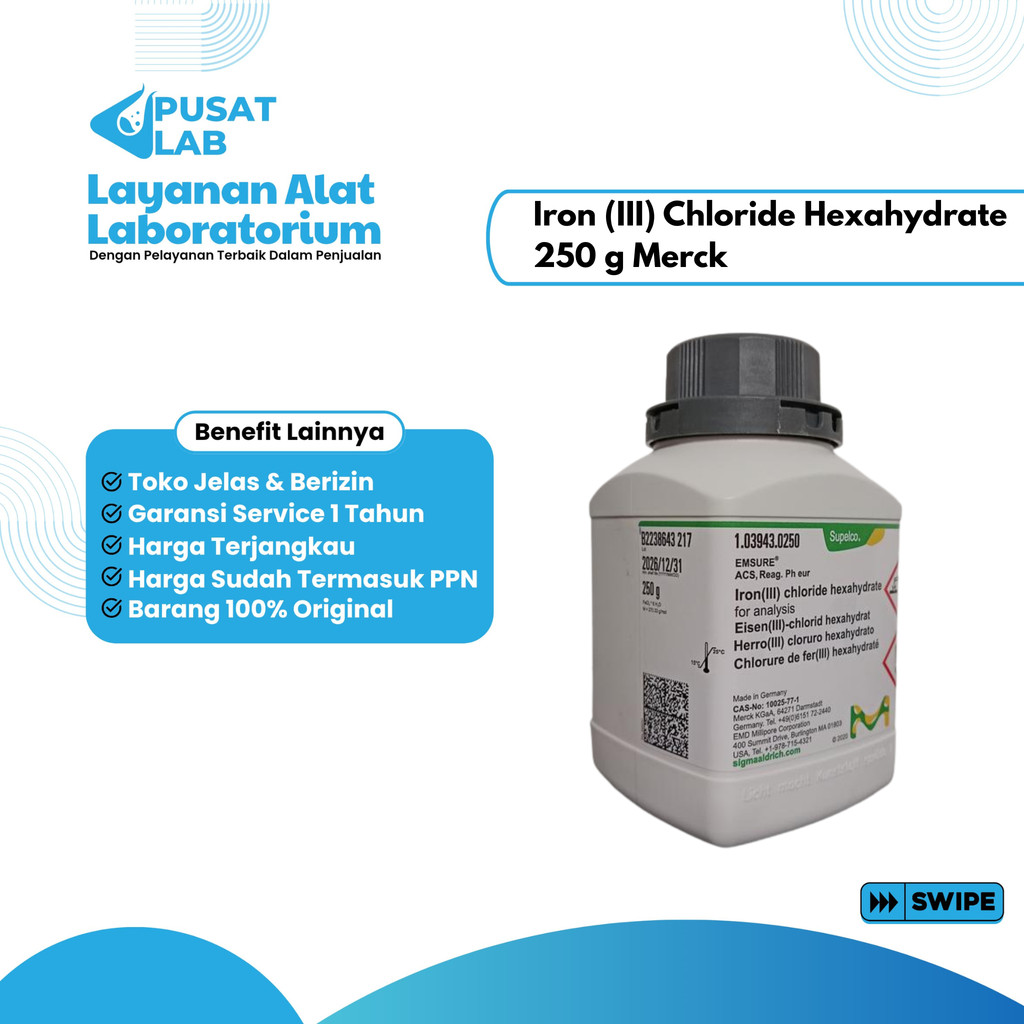 Iron (III) Chloride Hexahydrate 250gr Merck