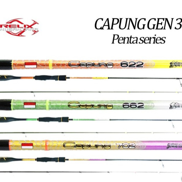 JORAN RELIX NUSANTARA CAPUNG GEN 3 662  1-5 lb FREE Packing Pipa PVC