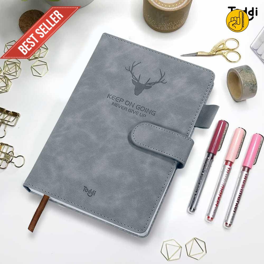 

baldan Toddi Buku Jurnal Hardcover Notebook Diary 68GSM 360 Halaman Grid - TL5 good quality