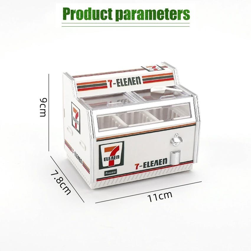 Miniatur Freezer Ice Cream Miniatur Dollhouse