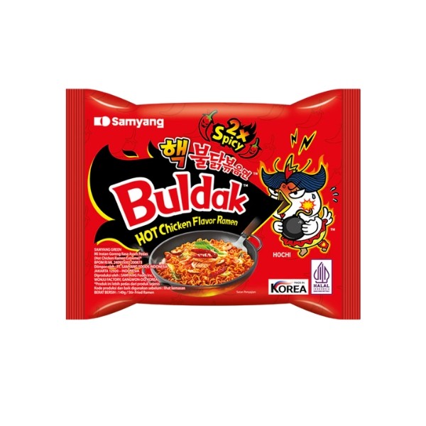 

SAMYANG EXTRA HOT CHICKEN FLAVOR RAMEN 140 GR