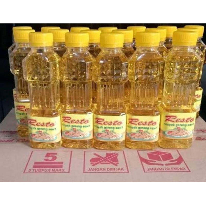 Isi 12 botol minyak goreng resto 250ml