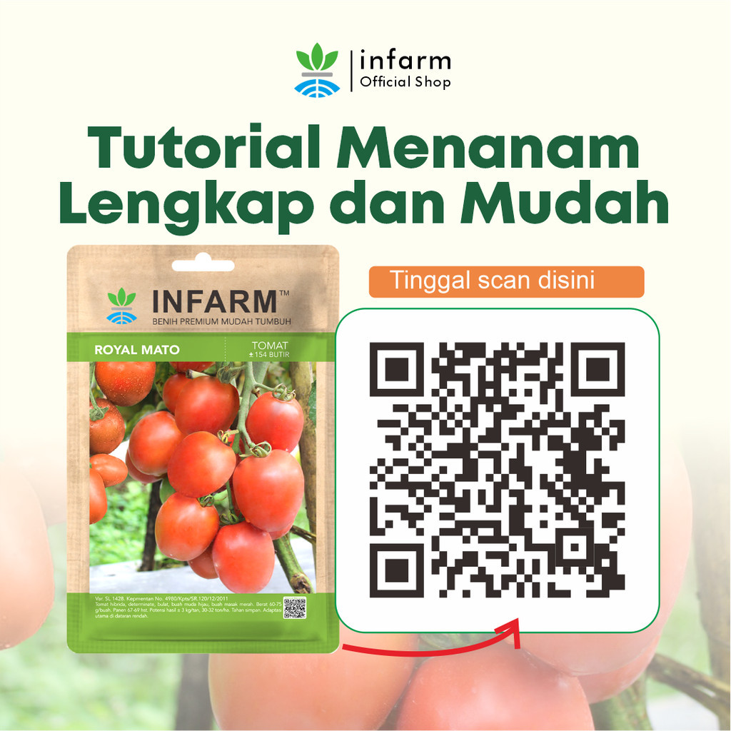 Alltechshop_ Benih Jaya - Benih Buah Tomat Bulat Royalmato, Benih Buah Tomat Bulat Unggul Bibit Buah