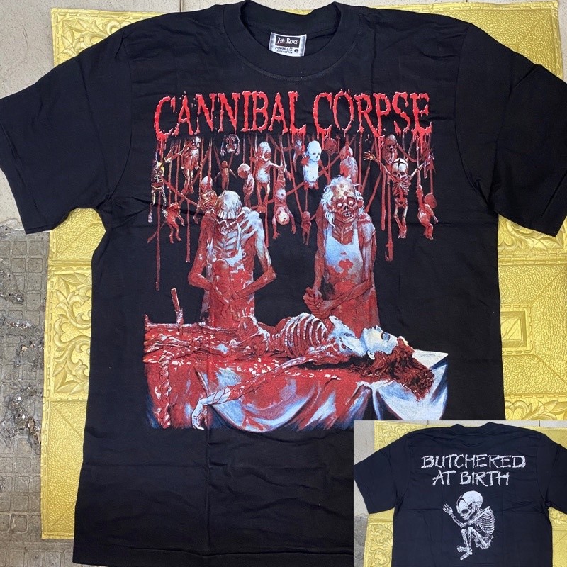 HOT Kaus Hitam Cannibal Corpse