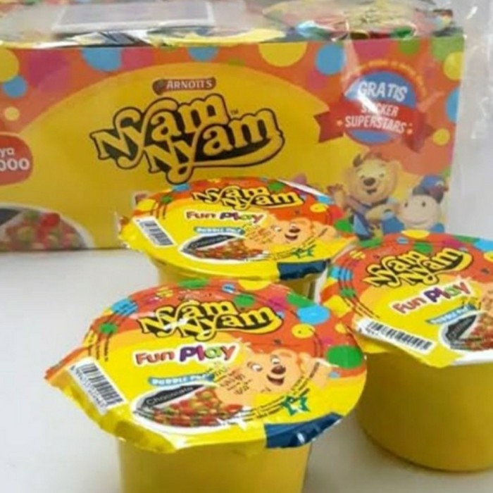 

Nyam Nyam Fun Play Chocolate Coklat Isi 12Pcs 12 Pcs