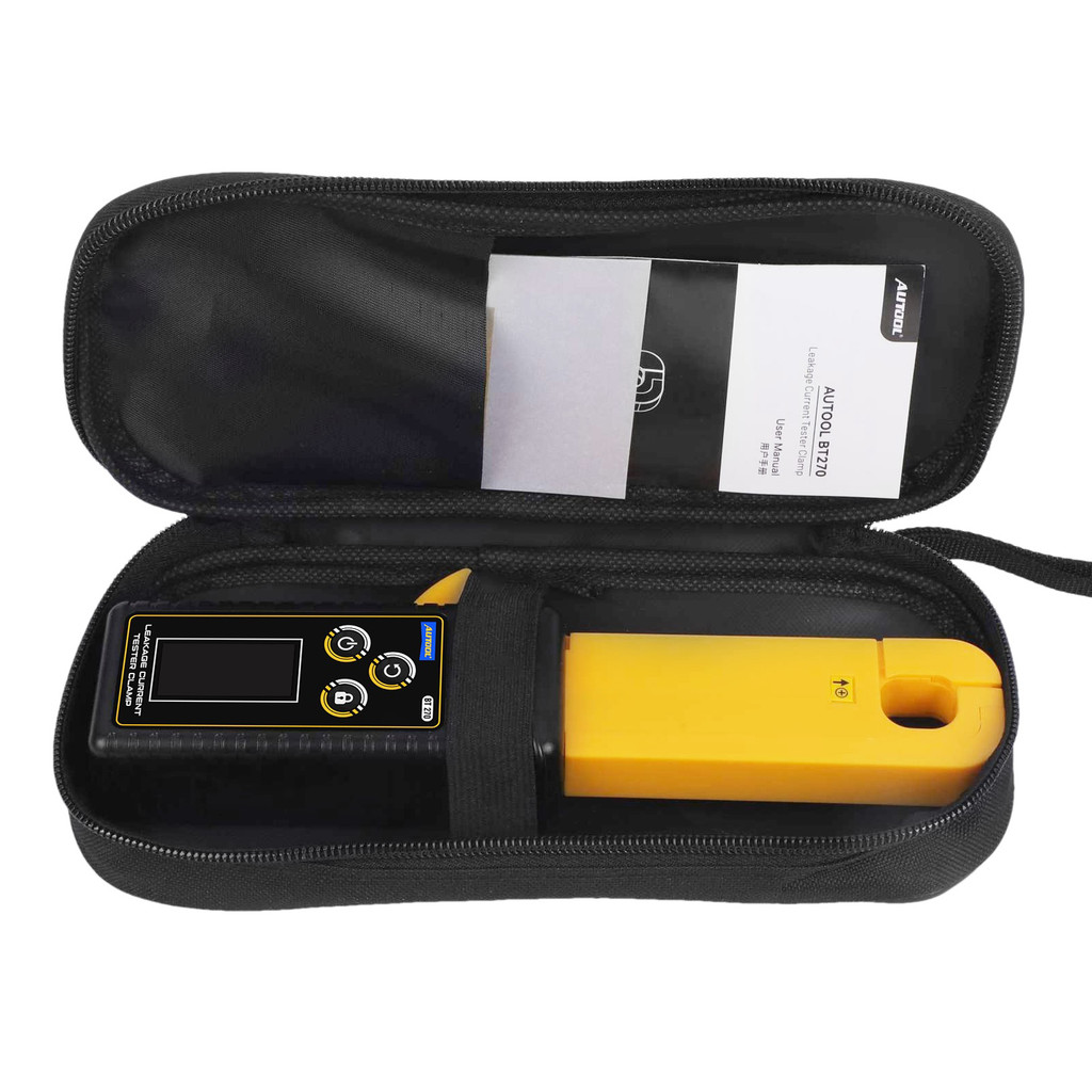 BT270 Leakage Clamp Meter 60A AC DC Current Pliers Ammeter Automotive Tester Amperometric Clamp Ampe