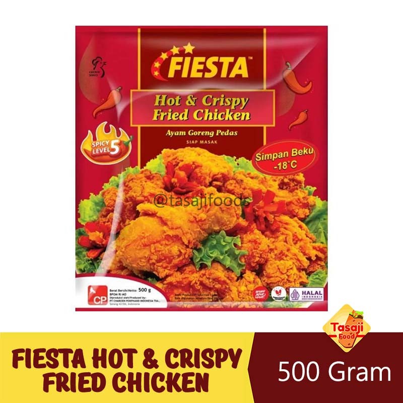 

Fiesta Hot & Crispy Fried Chicken 500gr Ayam Goreng Pedas