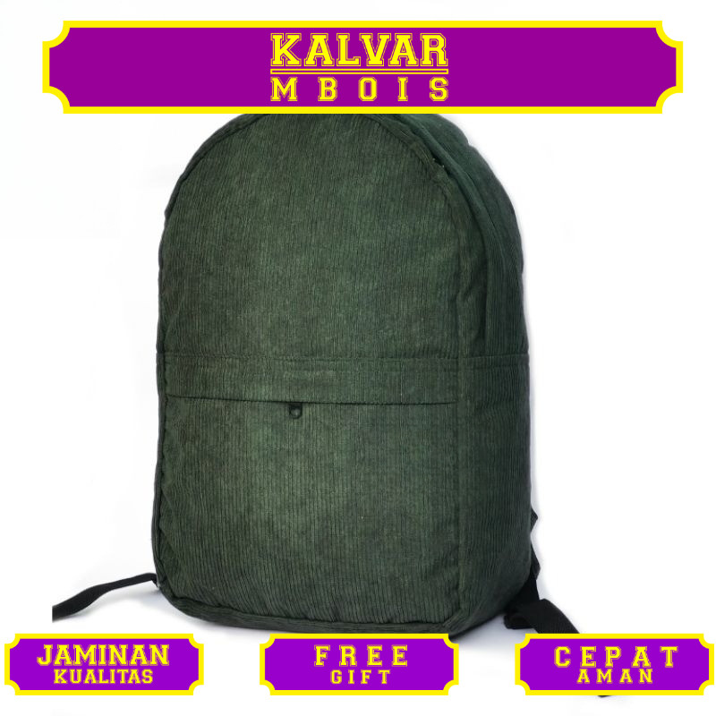 Tas Ransel Corduroy Bagpack Corduroy Tas Ransel Sekolah