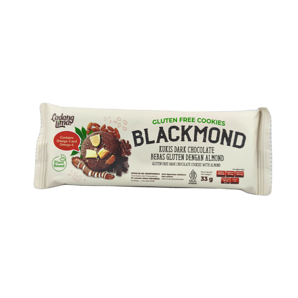 

Ladang Lima Blackmond 33Gr Gluten Free Cookies