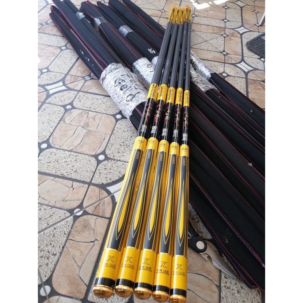 Tegek Daiwa Gold Xtorque 360 450 540 630 720 Bonus Ujung NO.1
