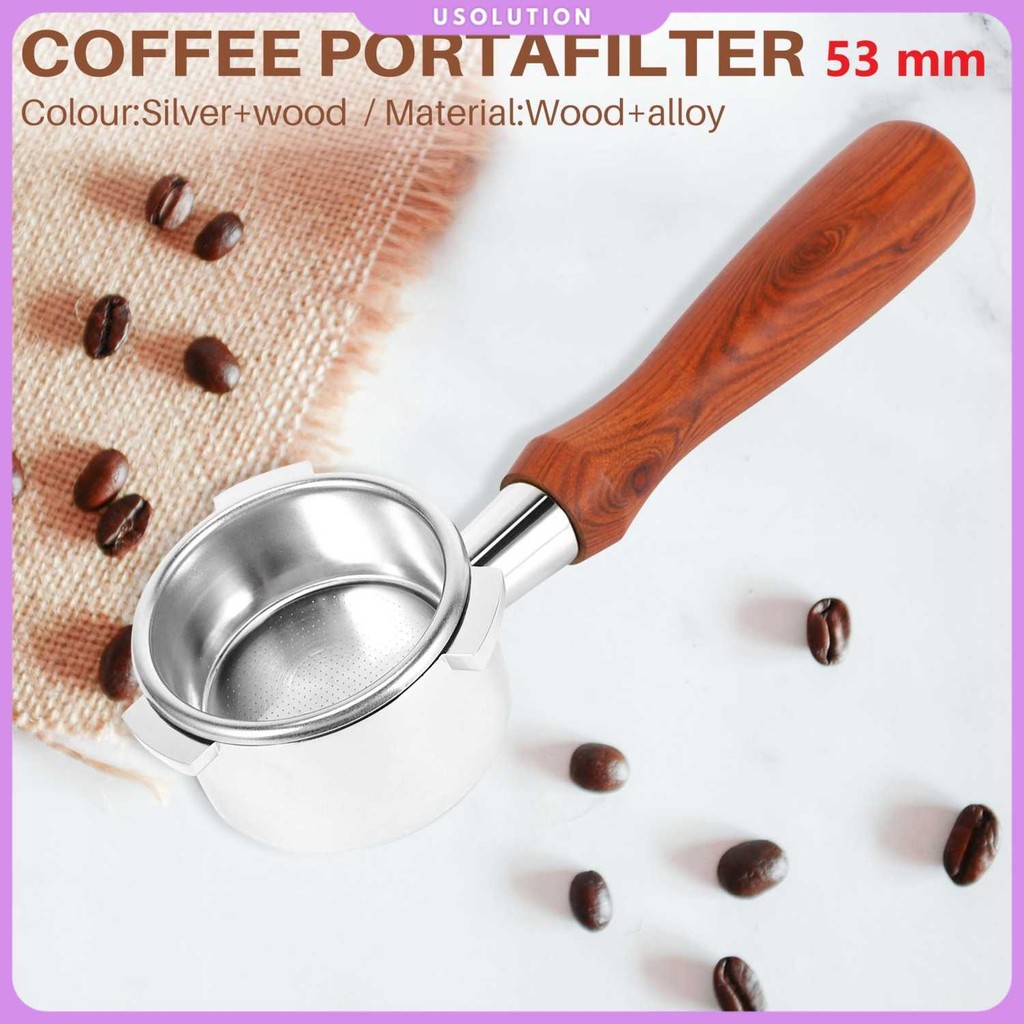 iCafilas Bottomless Naked Portafilter Delonghi Stainless Steel 53mm - NP52