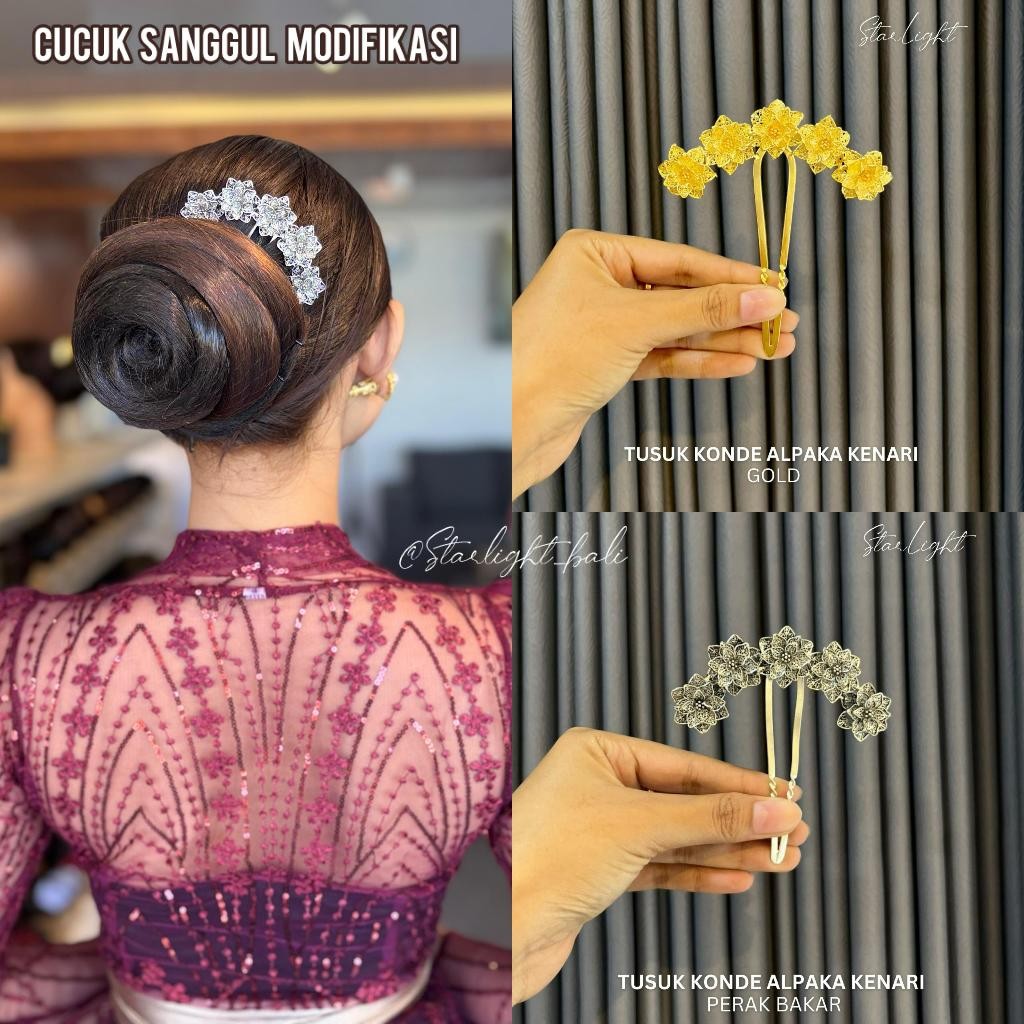 Starlight Bali ||Tusuk Konde Modifikasi/CUCUK SANGGUL MODIFIKASI / hiasan sanggul / cucuk sanggul / 