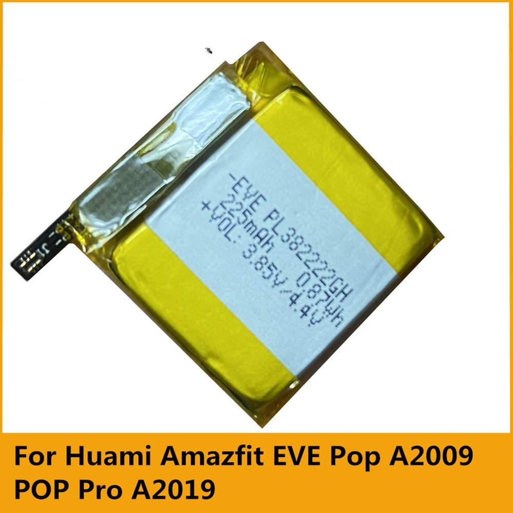 Original PL382222GH 225mAh for Huami Amazfit EVE Pop A2009 / Pop Pro A2019 / Amazfit Bip U A2017 Sma
