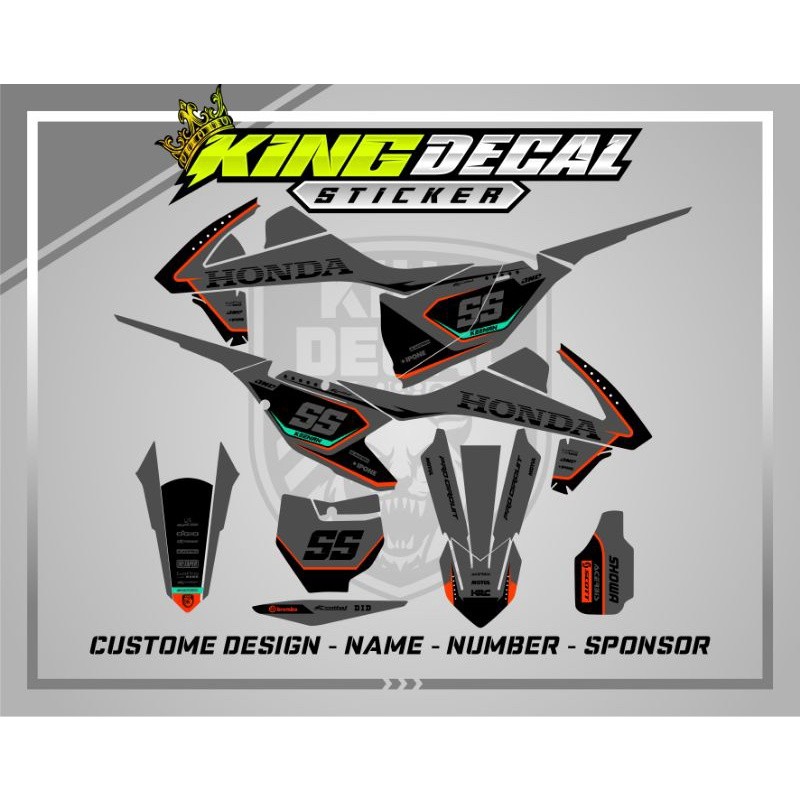 DEKAL MOTOR DECAL KTM 250 2017 DECAL KTM 250 SIXDAY DECAL KTM SIXDAY DECAL KTM 85