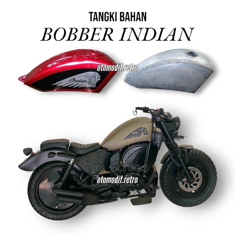 Tangki BOBBER INDIAN Bahan Mentah OR