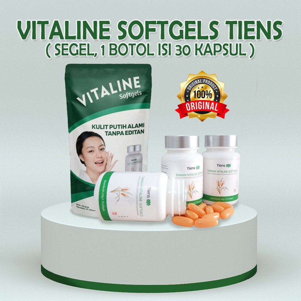VITAGEL ORIGINAL MENCERAHKAN KULIT Vitaline Softgel