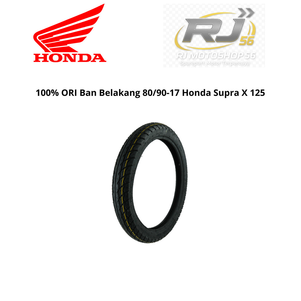 100% ORI Ban Belakang 80/90-17 Honda Supra X 125