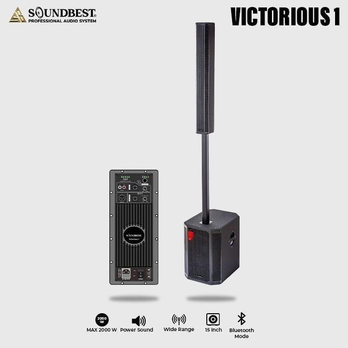 SPEAKER COLUMN SATELITE SOUNDBEST VICTORIOUS 1 BLUETOOTH SUBWOOFER 15 INCH